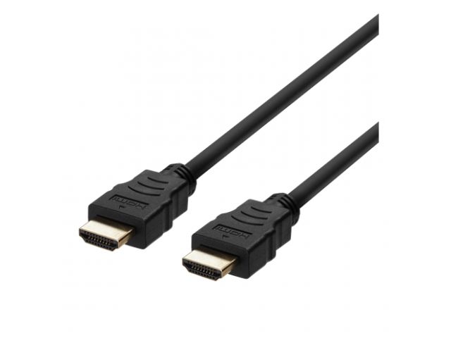 Video kabel DELTACO HDMI (m) na HDMI (m), 1m, Ultra High Speed, 8K, crni