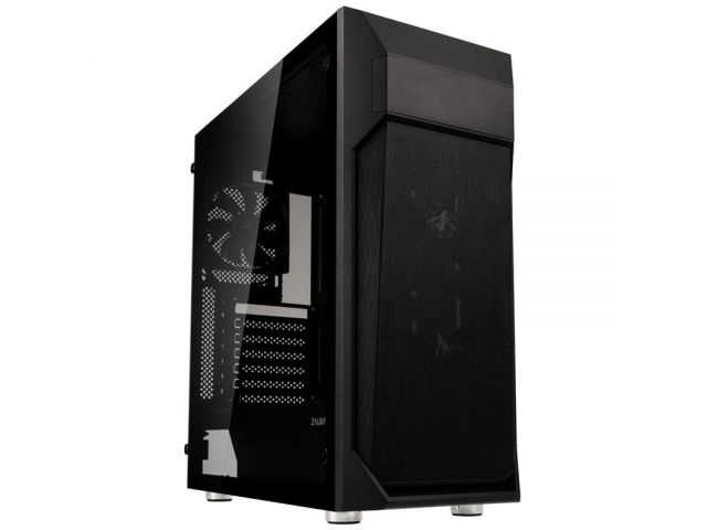 Kućište ZALMAN Z1 Plus, tempered glass, 3x 12 cm fan, 2x USB 3.0, 1x USB 2.0, bez napajanja, crno