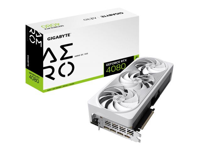 Grafička kartica GIGABYTE nVidia GeForce RTX4080 Aero OC, 16 GB GDDR6X, DLSS 3