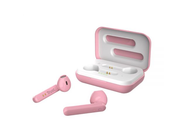 Bluetooth slušalice TRUST Primo Touch, TWS, roze (23782)