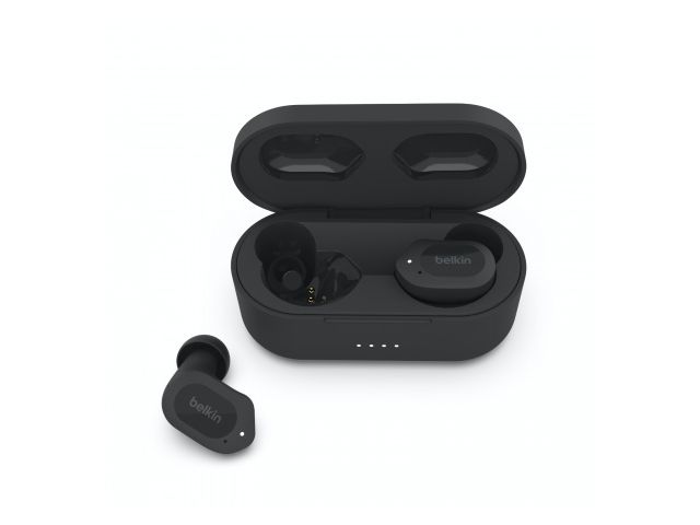 Bluetooth slušalice BELKIN SoundForm Play, TWS, BT 5.2, do 38h baterije, IPX5, crne
