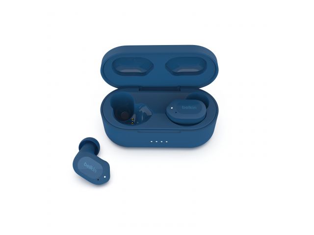 Bluetooth slušalice BELKIN SoundForm Play, TWS, BT 5.2, do 38h baterije, IPX5, plave