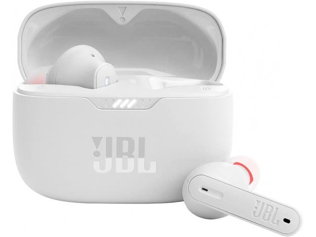 Bluetooth slušalice JBL Tune 230 NC, BT 5.2, TWS, ANC eliminacija buke, do 40h baterije, IPX4, bijele (JBLT230NCTWSWHT)