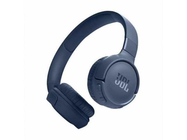 Bluetooth slušalice JBL Tune 520BT On-Ear, BT5.3, naglavne, do 57h baterije, mikrofon, sklopive, plave (JBLT520BTBLUEU)