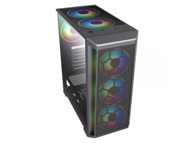 Stolno računalo HGPC Gamer Battleship 553, AMD Ryzen 5 5500, 16 GB, RX 6650 XT, SSD 1 TB NVMe, Windows 11 Home (R555665X16S1TNWH)