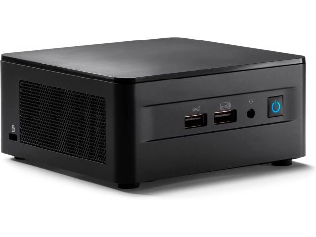 Barebone računalo INTEL NUC 12 Pro Kit NUC12WSHi7, Core i7 1260P, Intel Iris Xe Graphics, 2x DDR4 SODIMM, M.2 NVMe/SATA + 2.5
