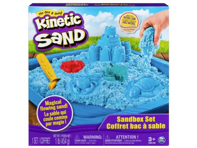 Kinetički pijesak KINETIC SAND Pješčanik, plavi, dob 3+