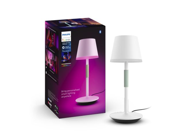 Pametna LED svjetiljka PHILIPS Hue Go, stolna, bijela