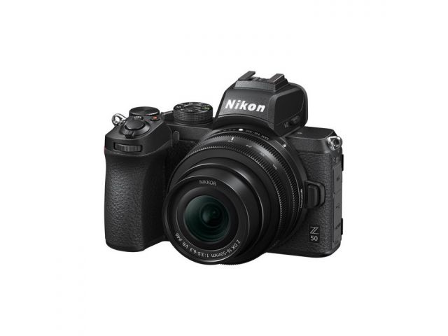 Fotoaparat NIKON Z50 + objektiv 16-50VR, 20.9 MP, UHD 4K30p and Full HD 120p Video, DX-format EXPEED 6 procesor,  3.2'' LCD, mirrorless