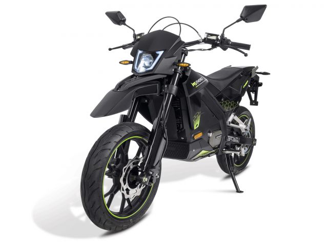Električni motocikl MS ENERGY CYBER, 3000 W motor, do 100 km domet, brzina do 45 km/h, crni