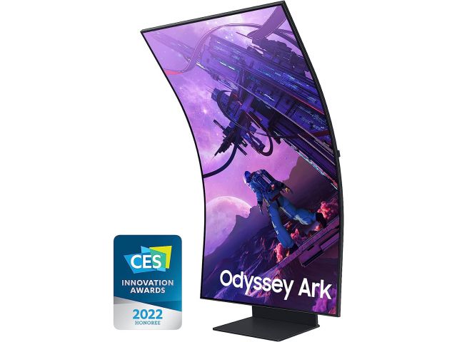 Qdot Monitor Text Monitor SAMSUNG Odyssey Ark LS55BG970NUXEN, 55