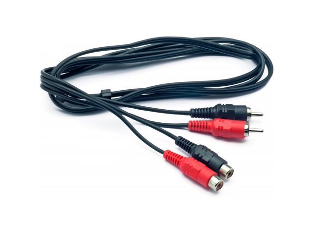Audio kabel G&BL EL30PF 2xRCA(m) na 2xRCA(ž), 3m, crni 
