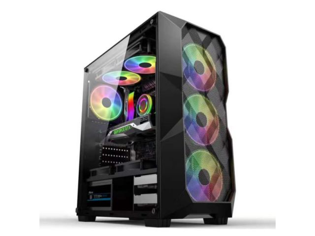 Stolno računalo HGPC Gamer Battleship 127F2, Intel Core i7 12700F, 16 GB, RTX3050 8GB, SSD 1 TB NVMe, FreeDOS (127F30516S1TND)
