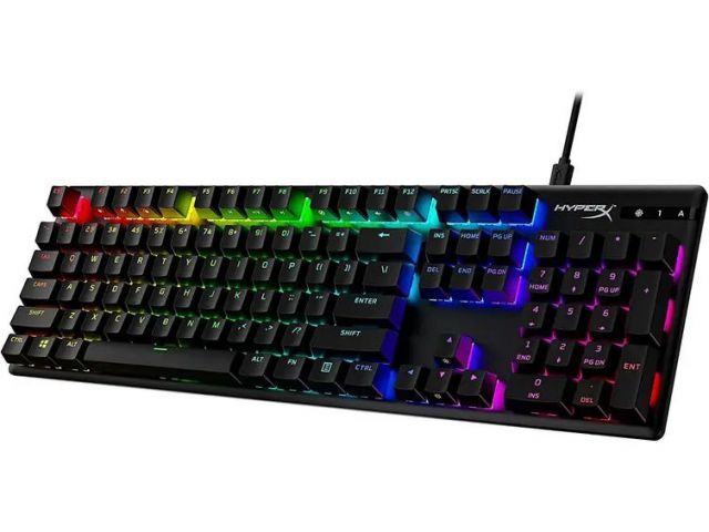 Tipkovnica HYPERX Alloy Origins PBT, RGB, Aqua Switch US/HR (639N5AA)
