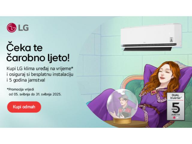 Slika sa komunikacijom besplatne ugradnje i pet godina jamstva