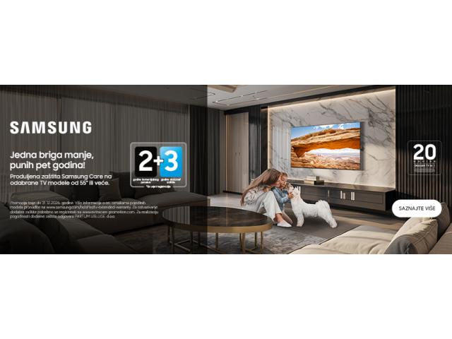 SAMSUNG PROMOCIJA 5 GODINA JAMSTVA UZ REGISTRACIJU